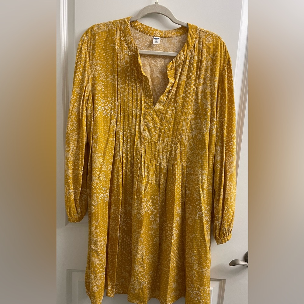 Old Navy mustard dress